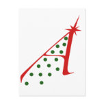 Atheist Christmas Tree Postcard
