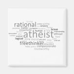 Atheist Cloud Refrigerator Magnet