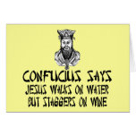 Atheist Confucius cards
