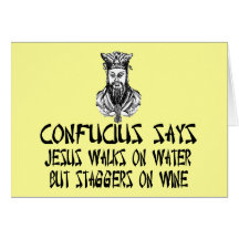 Atheist Confucius Cards