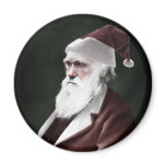 Atheist - Darwin Christmas as Santa Claus magnets