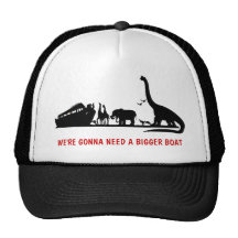Atheist dinosaur trucker hat
