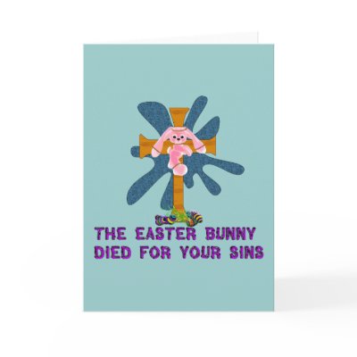 Atheist Easter Bunny by godless_heathen