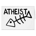 Atheist Fish Card