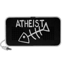 Atheist Fish Laptop Speakers