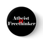 Atheist & Freethinker buttons