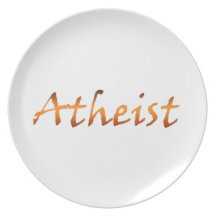 Atheist Gold Party Plates
