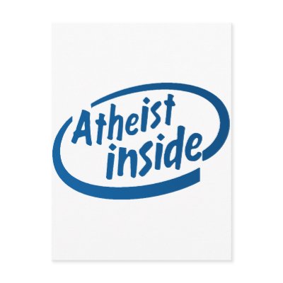 Atheist Inside Post Card by briman232