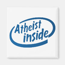 Atheist Inside Refrigerator Magnet