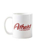 Atheist is not a bad word coffee mug