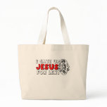 Atheist lent canvas bag
