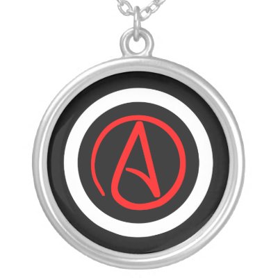 Atheist Logo Necklace by Atheist_Tees