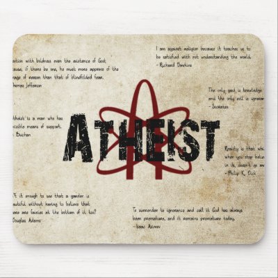 Atheist Mouse Pad by briman232
