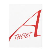 atheist - ms postkarten