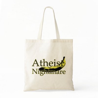 Atheist Nightmare Banana Tote Bag by Freethinkers