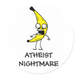Atheist Nightmare Stickers