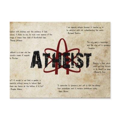 Atheist Postcards by briman232