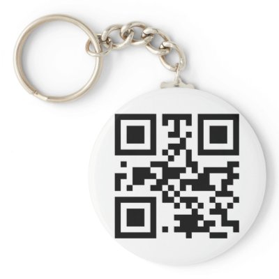 "ATHEIST" QR code Key Chains by briman232