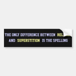 Atheist Quote Bumper Stickers