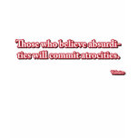 Atheist Quotes t-shirts