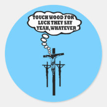 Atheist Round Sticker