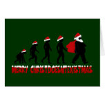 Atheist Santa Greeting Card