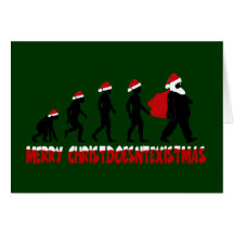 Atheist Santa Greeting Card