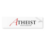 Atheist (Scarlet Letter) bumper stickers
