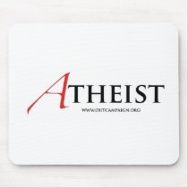 Atheist (Scarlet Letter) Mouse Pads