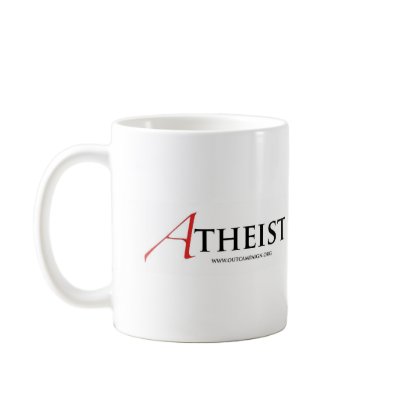 Atheist (Scarlet Letter) Coffee Mug by jamesatracy