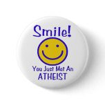 Atheist Smiley buttons