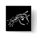 Atheist  Sushi! (ichthys) Button