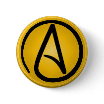 Atheist Symbol button