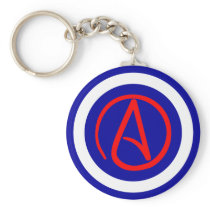Atheist Symbol keychain