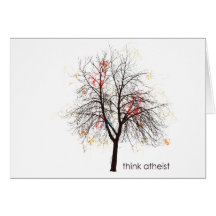 Atheist Tree Card