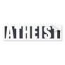 Atheist Within Bumper Sticker