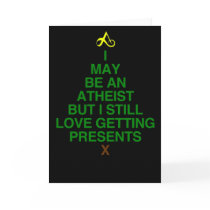Atheist Xmas Tree cards