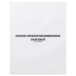 Atheistic Antidisestablishmentarian Calm Zealot flyers