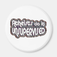 Atheists Do It Unsupervised Refrigerator Magnets