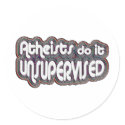 Atheists Do It Unsupervised stickers