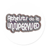 Atheists Do It Unsupervised stickers