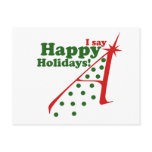 Atheists say Happy Holidays Postcard