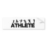 Athelete Bumper Sticker
