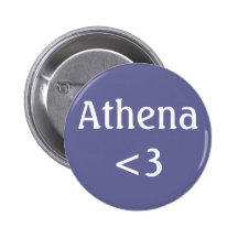 Athena <3 badge button