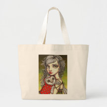 Athena and her Royal Companion Canvas Bag