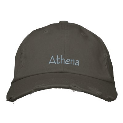 Athena Embroidered Cap / Hat Embroidered Hats by toppings