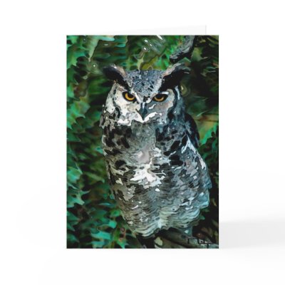 Athena's owl(card) by nefera