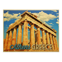 Athens Greece Parthenon Postcard