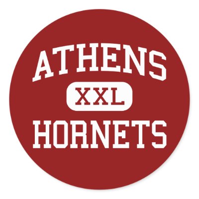 Athens - Hornets - Middle School - Athens Texas Sticker by customteamsportswear