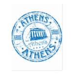 Athens Stamp Post Card